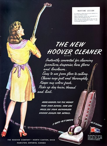 1945 hoover vacuum grande - vacuum,