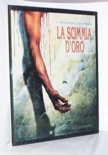 Scimmia oro comic art - d'oro,