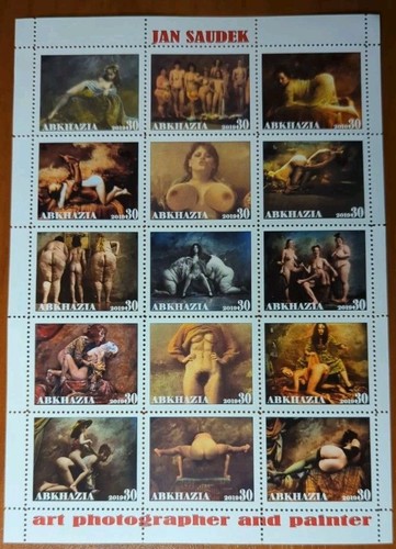 Foglio francobollo jan - francobollo,
