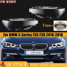 2PCS Front Headlight Lens