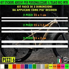 Kit 6 Adesivi telaio bici