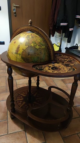 Mappamondo porta bottiglie - mappamondo,