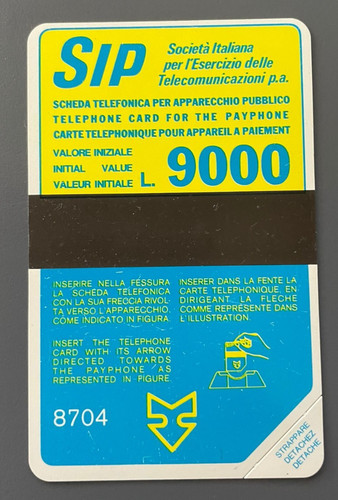 Scheda telefonica sida nuova - scheda,