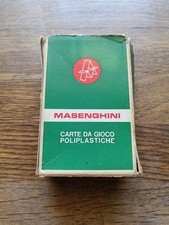 MAZZO COMPLETO DI 78 CARTE POLIPLASTICHE TAROCCHI N.52 MASENGHINI BERGAMO