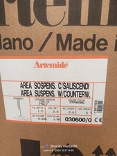 RARISSIMO FONDO DI MAGAZZINO ARTEMIDE AREA 50 MARIO BELLINI SPACE AGE LAMP FLOOR