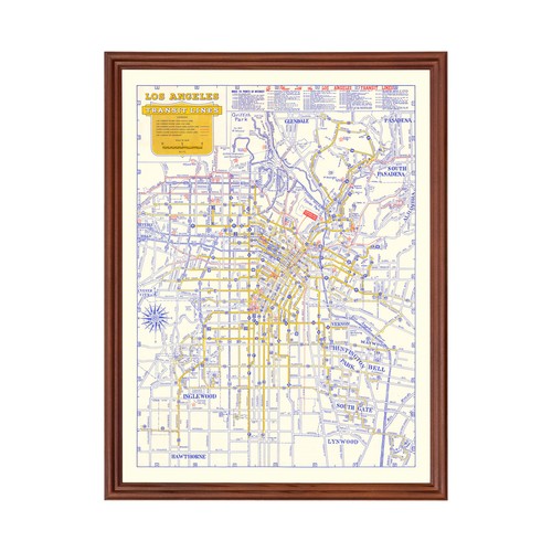 Vecchia mappa los angeles - vecchia,