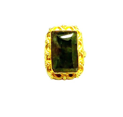 Anelli prehnite placcati oro