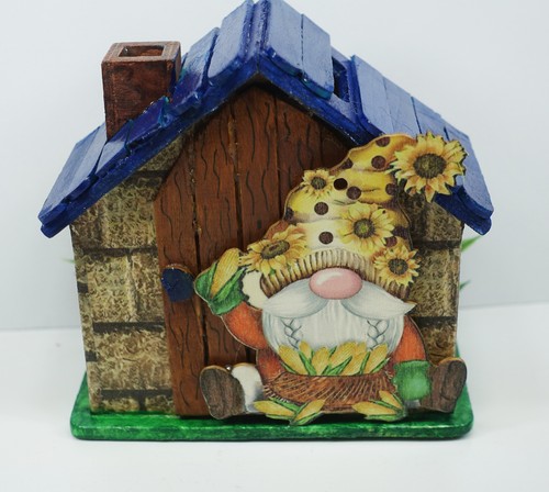 Salvadanaio legno casa - in,