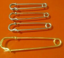 QUATTRO SPILLE DA BALIA VINTAGE IN METALLO - ANNI 70 80