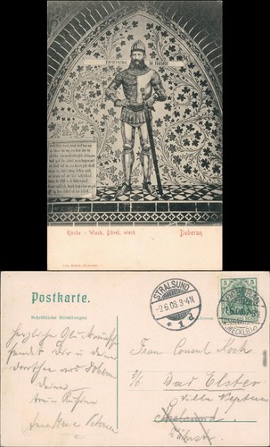 Cartolina bad doberan chiesa - cartolina,