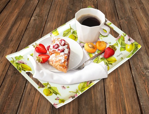 Vassoio colazione con manici