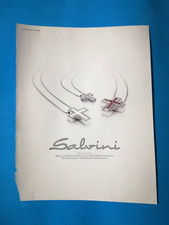 RITAGLIO DI GIORNALE PUBBLICITA' SALVINI GIOIELLI DA COLLEZIONE - (151)