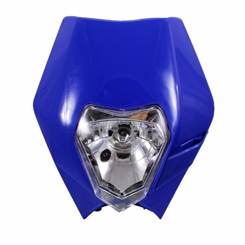 Faro moto blu per kawasaki - blu,