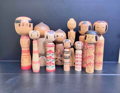 Kokeshi giapponese vintage - giapponese,