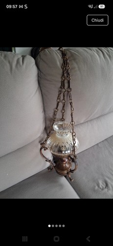Lampadario vintage anni - lampadario,