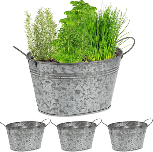 Vasi ovali per fiori set - vasi, da