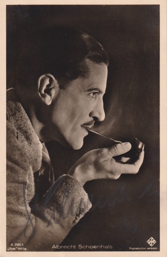 Albrecht schoenhals autografo - albrecht,