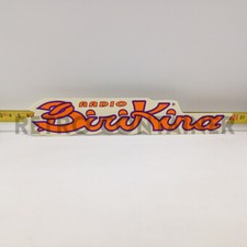 Adesivo Vintage Sticker Aufkleber 80's - Radio Birikina Formato Medio RIF. J5