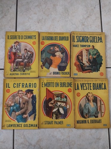 Lotto gialli mondadori - gialli, in