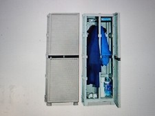 ARMADIO ARMADIETTO SPOGLIATOIO SPORCO PULITO 2 POSTI 50X40X175H PLASTICA RESINA