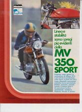 advertising Pubblicità MOTO MV 350 SPORT-1975- MAXIMOTO-MOTOITALIANE MOTOSPORT