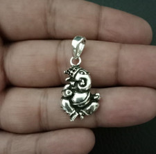 Ciondolo Ganesha in argento
