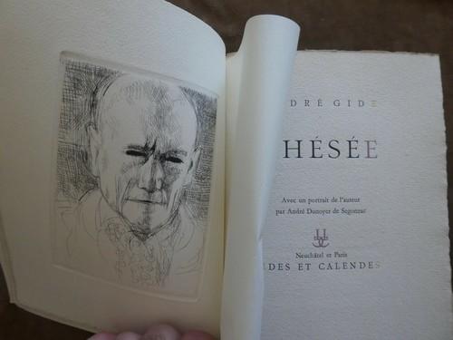 Andre gide portrait - dunoyer, de