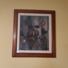 Antico dipinto olio su tela -