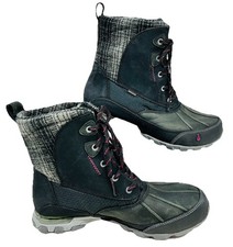 Stivali donna Ahnu Sugar Peak isolati impermeabili Vibram taglia 8 neri NUOVI