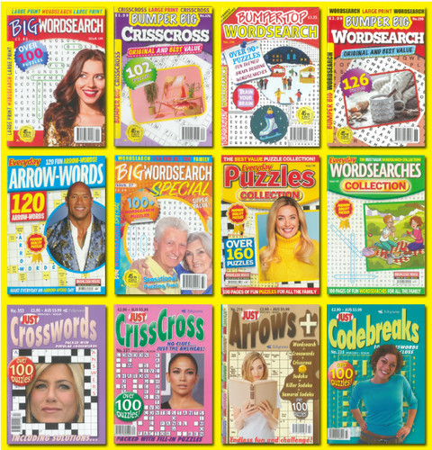 Puzzle magazines new just - magazines, (just