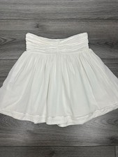 Gonna Zara bianca con fodera