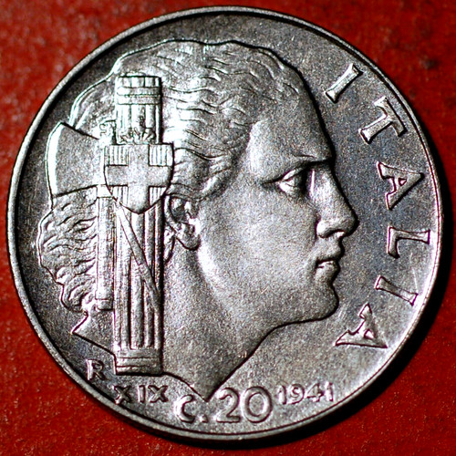 Italy centesimi 1941 - 20,