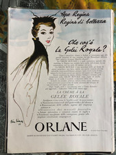 Pubblicità d'epoca reclame foglio pubblicitario lotto piena pagina intera Orlane