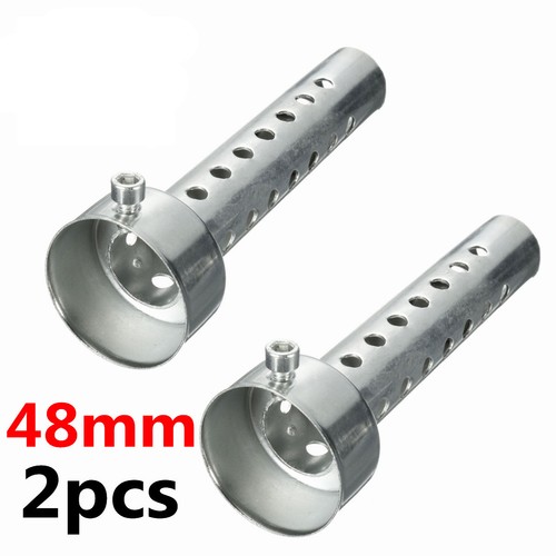 48mm motorcycle exhaust - 2x,