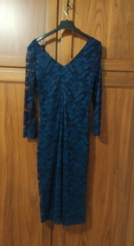Abito sera blu gina - blu,