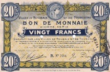 20 Francs - Ville -