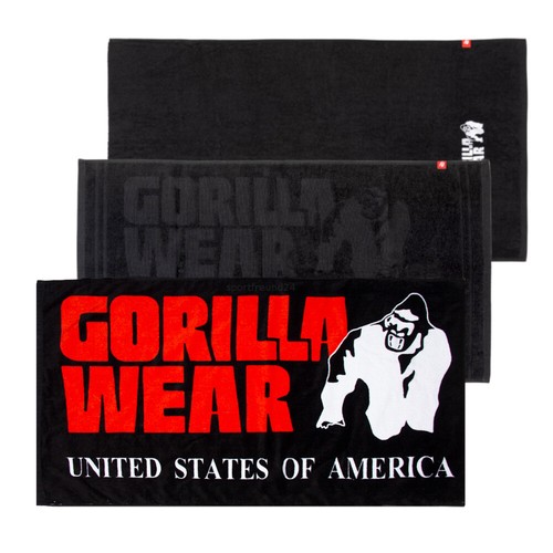 Gorilla wear gym towel zip - gorilla,