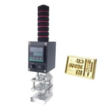 Pressa per timbratura a caldo portatile stampo in rame marcatura a caldo cocco pressa a caldo