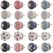 Pomello per mobili porcellana