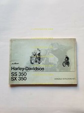 Harley-Davidson SS 350 - SX 350 1973 manuale uso ITALIANO moto originale