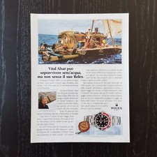 1990 Rolex GMT Master II ref. 16710 coke - Original AD Pubblicità Vintage