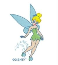 MACCHINA RICAMO DISEGNI USB - DISNEY'S TINKERBELL DISEGNI 4X4 BAMBINI BAMBINO FATA