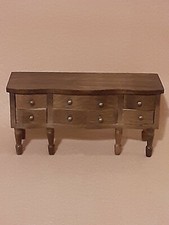Wood Dollhouse Bedroom Dresser