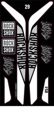 Mtb adesivi forcella rockshox - adesivi,