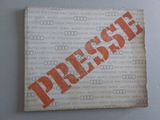 AUTO UNION GMBH  GAMMA 1964  IN FRANCESE  STORIA, ILLUSTRAZIONI    MUNGA