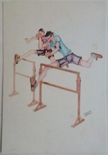 CARTOLINA CORSA ATLETICA