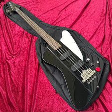 Burny Gothic Thunderbird Black Custom Mod Metal Vintage Raro Basso Giappone