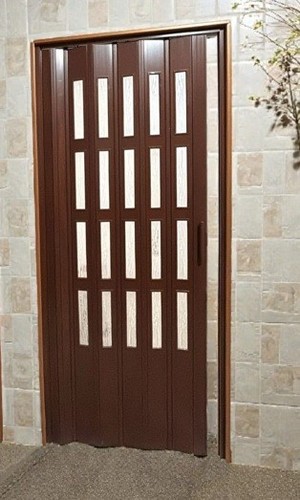 Porta soffietto con finestre - con,