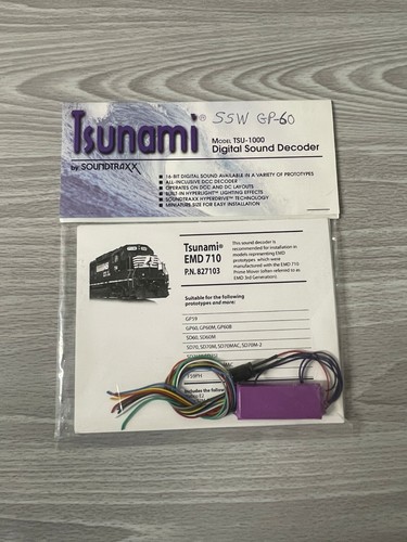 Soundtraxx tsunami tsu - soundtraxx,
