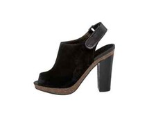 Stivaletti Anthropologie Apepazza in pelle punta aperta scarpe plateau tacco PARMA 9,5